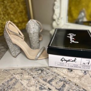 Rhinestone Nude Heels